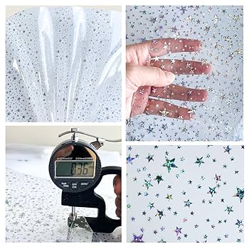 Amazon.com: ONEART | 12 Gauge See Through Clear Jelly Fabric